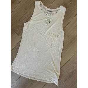 Haute Hippie XS Tank Top Sleeveless Studded Pocket Casual Designer‎ Top